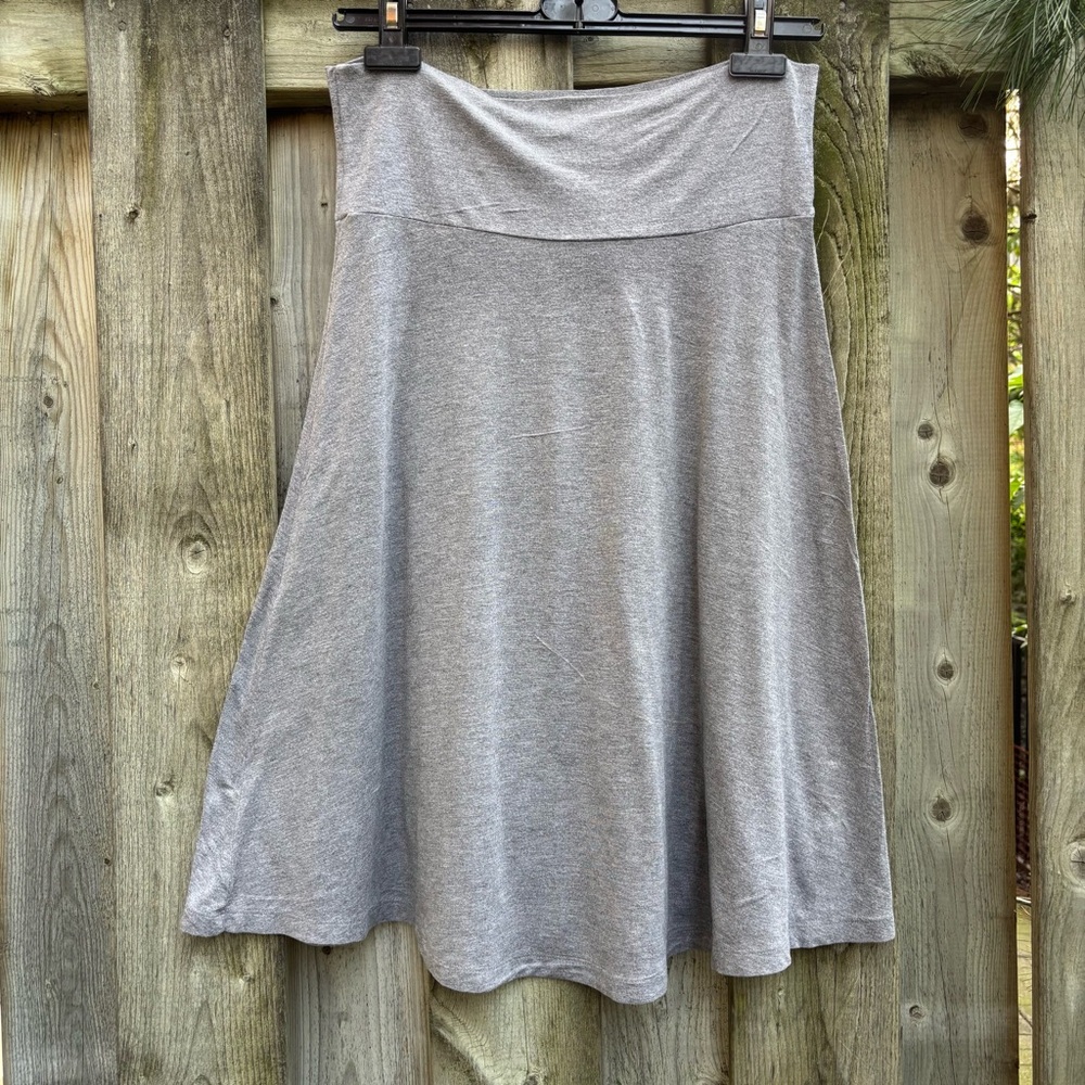 GAP Gray A-Line Pull On Skirt